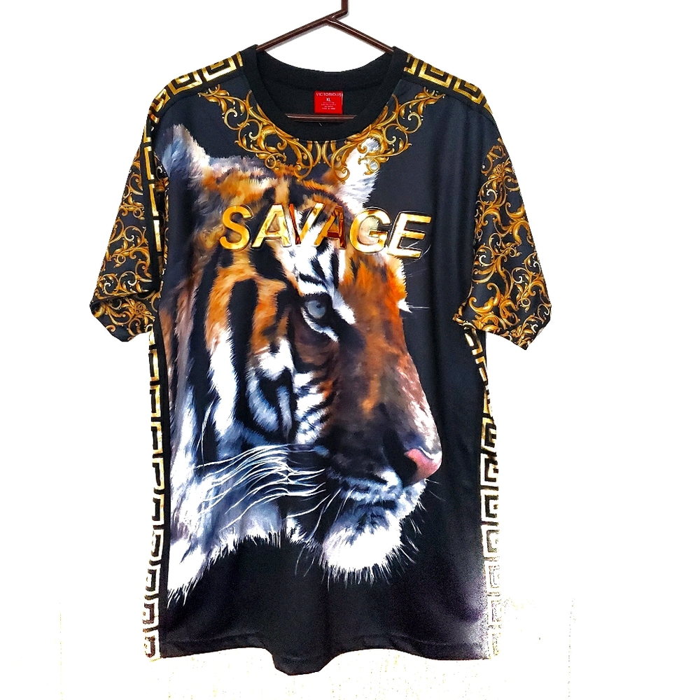 VICTORIOUS LOS ANGELES SAVAGE T SHIRT XL BLACK
